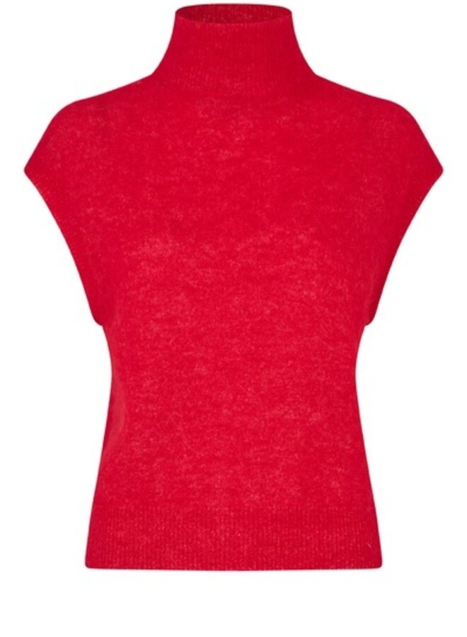 Second F. anneleen knit vest goji berry