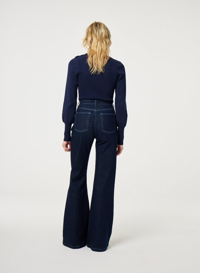 Fabienne C. vic bootcut jeans dark indigo