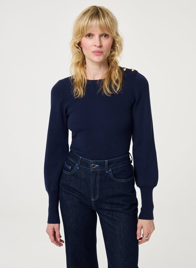 Fabienne C. vic bootcut jeans dark indigo