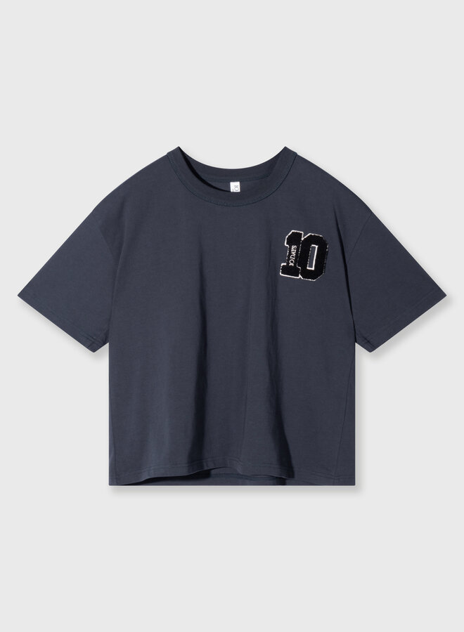 10days thick cotton tee 10 navy