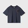 10days thick cotton tee 10 navy