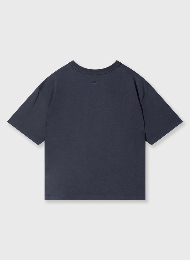 10days thick cotton tee 10 navy
