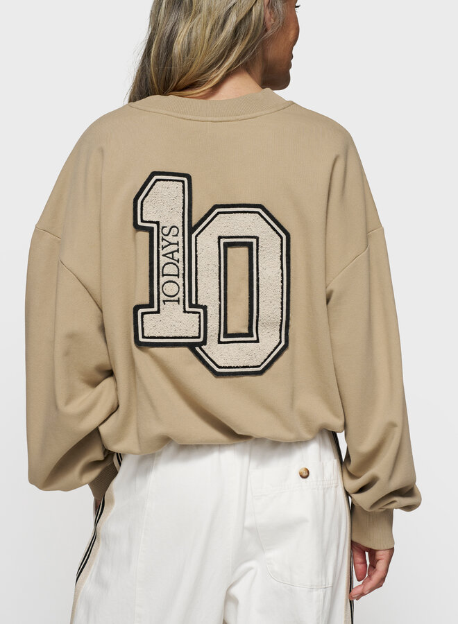 10days pleated sweater 10 earth
