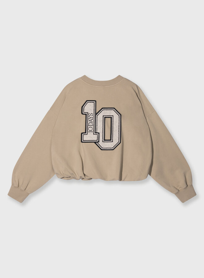 10days pleated sweater 10 earth