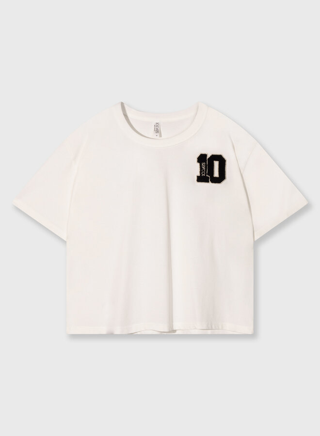 10days thick cotton tee 10 ecru