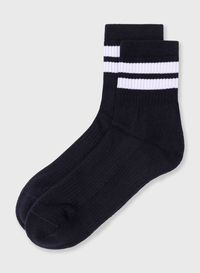 10days socks 2 stripes dark navy