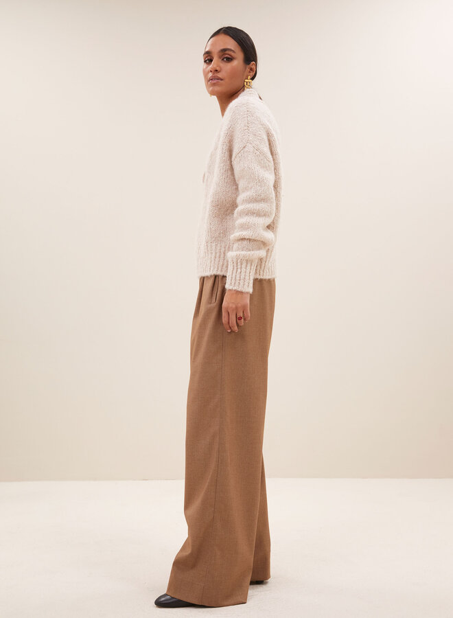 By Bar perle pullover chalk