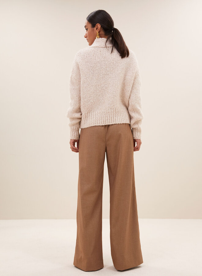 By Bar perle pullover chalk