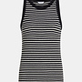 Penn&Ink W25F1718-stm singlet stripe black grey