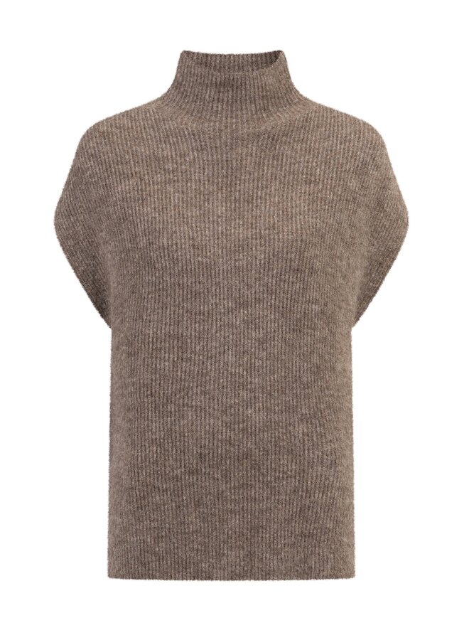 Knit-ted rave pullover walnut