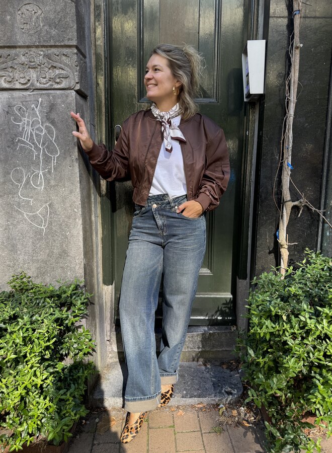 Circle april dnm jeans snowstorm blue