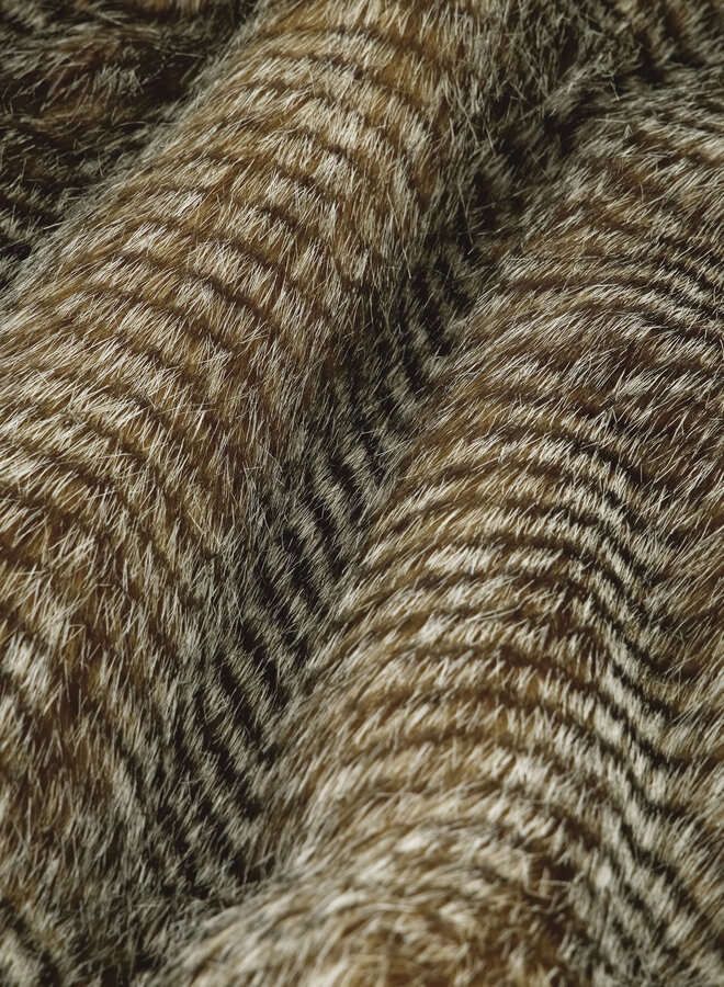 By Bar nori faux fur gilet brown