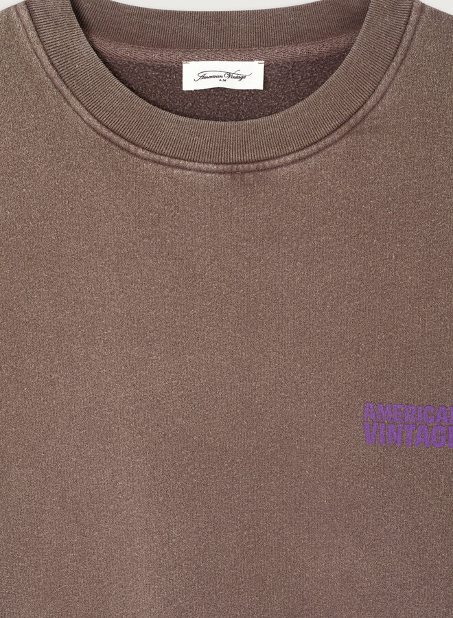 American V. PLI03C sweater chataignier