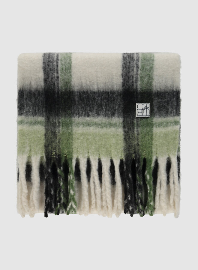 Circle milan scarf pine cone