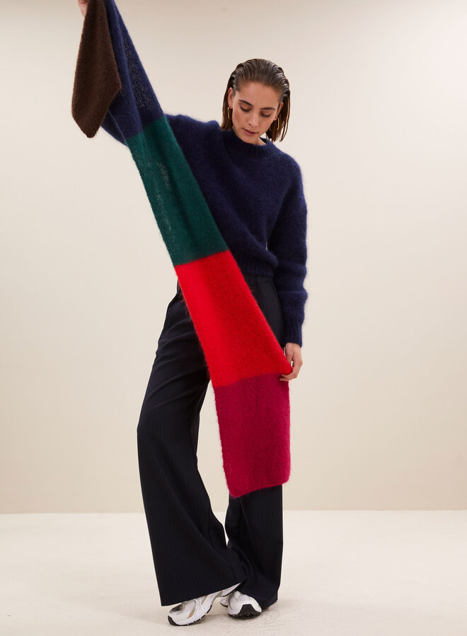 By Bar leah multi striped scarf
