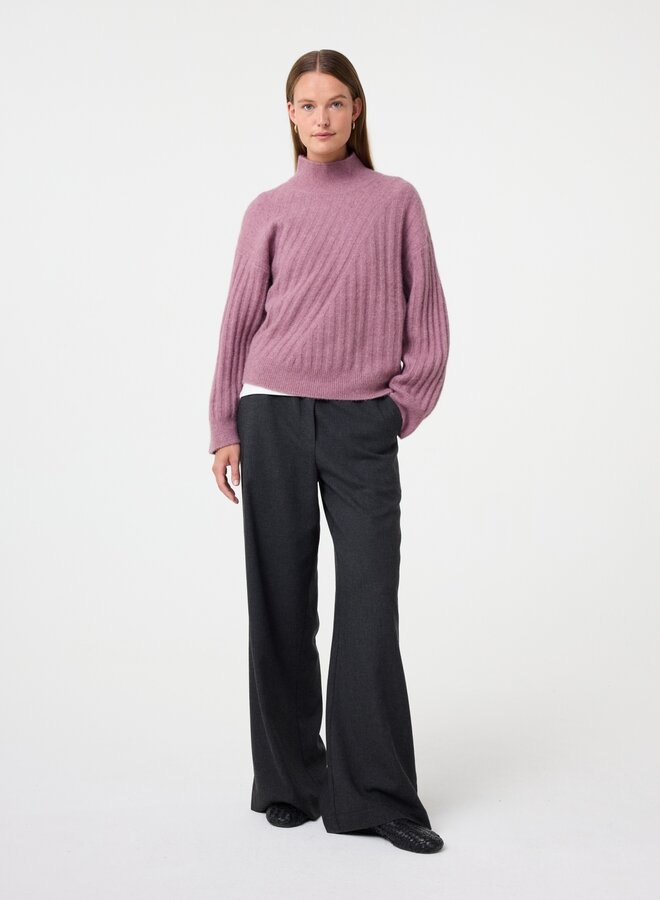 Knit-ted cecily pullover lilac