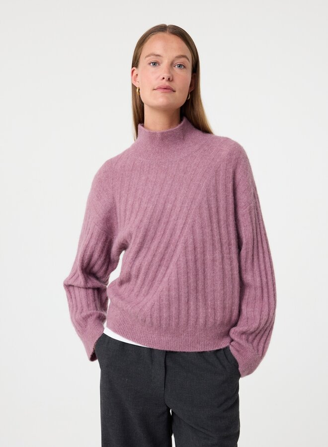 Knit-ted cecily pullover lilac