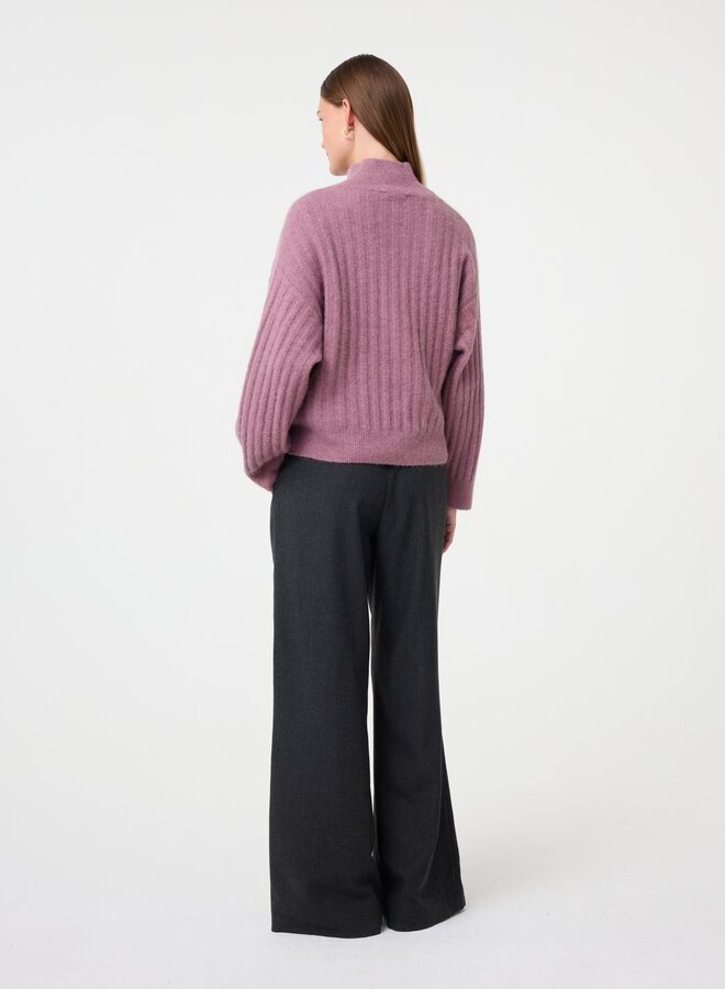 Knit-ted cecily pullover lilac