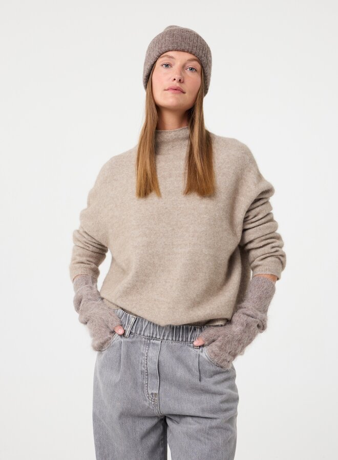Knit-ted michelle gloves mocca