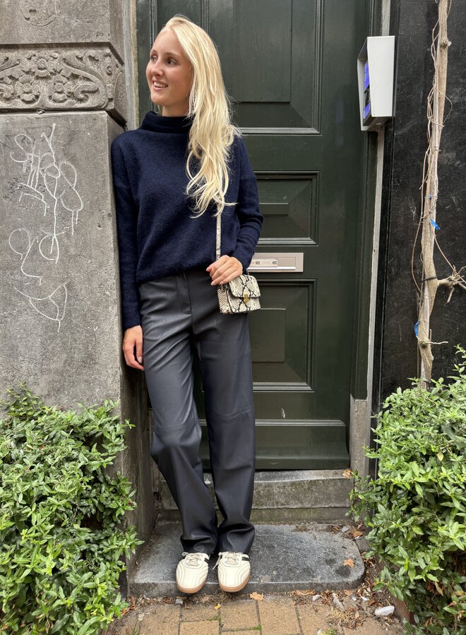 Knit-ted naomi pants night blue