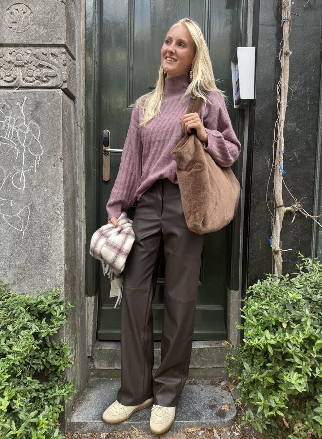 Knit-ted cecily pullover lilac