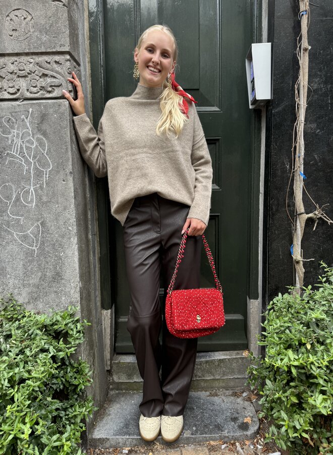 Knit-ted kim pullover sand
