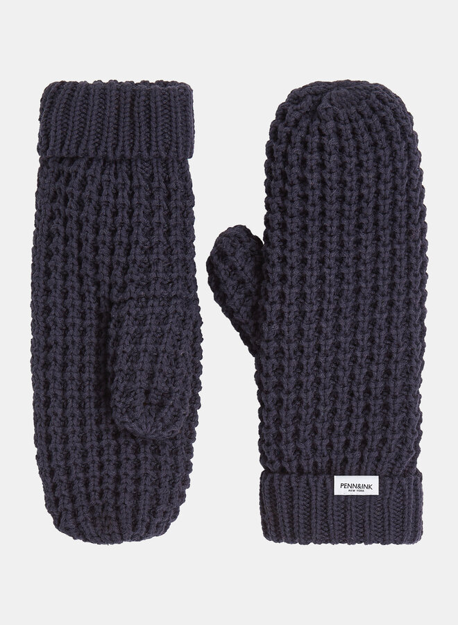 Penn&Ink W25D130 mittens navy