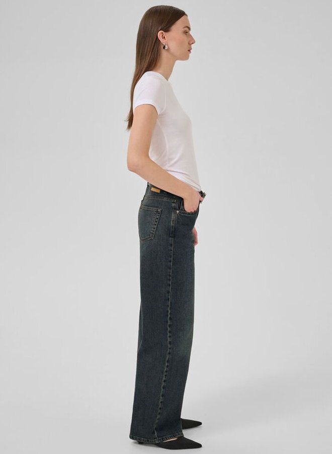 MEW louis high wide jeans dark blue