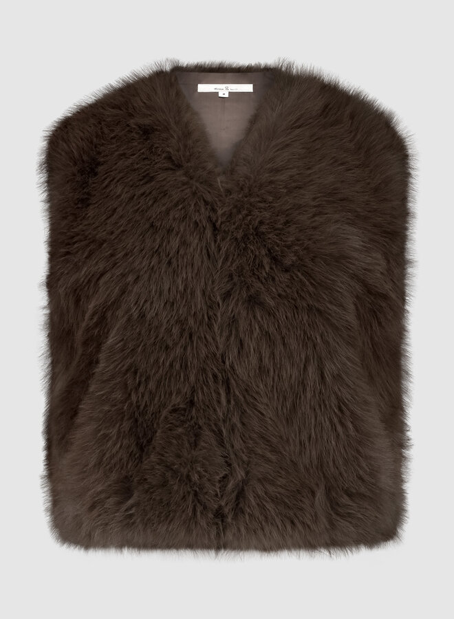 Circle giselle gilet mocha