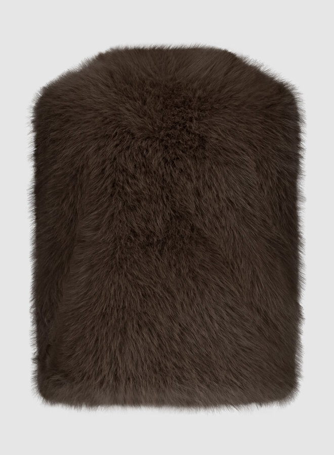 Circle giselle gilet mocha