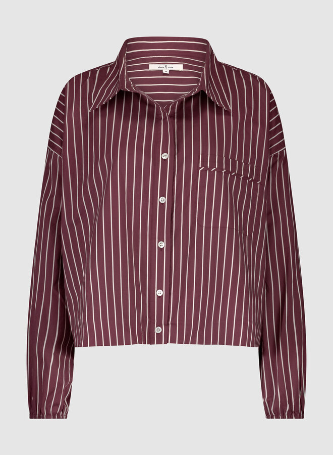 Circle yana blouse aubergine