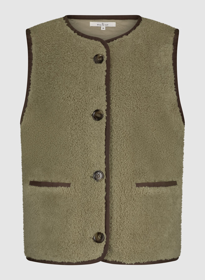 Circle jojo gilet autumn leaf