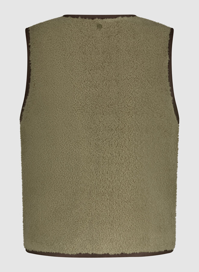 Circle jojo gilet autumn leaf