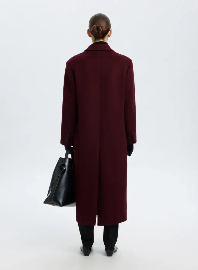 SF alda wool coat fig