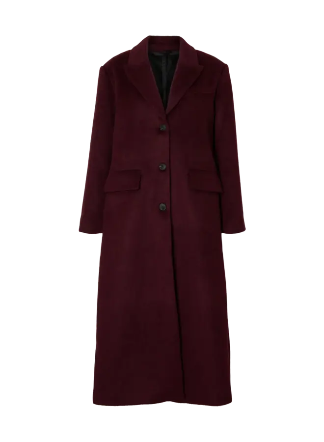 SF alda wool coat fig