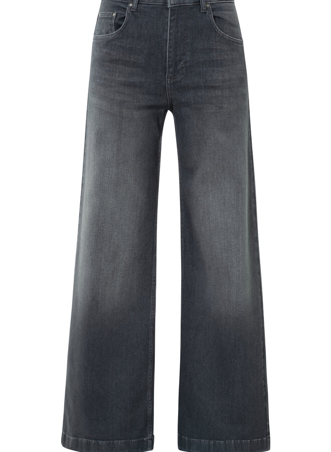 YAYA hw loose wide denim jeans grey (L32)