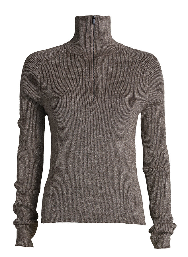 Fds suzy lurex knit camel shimmer