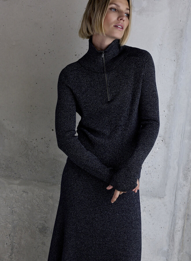 Fds suzy lurex knit navy