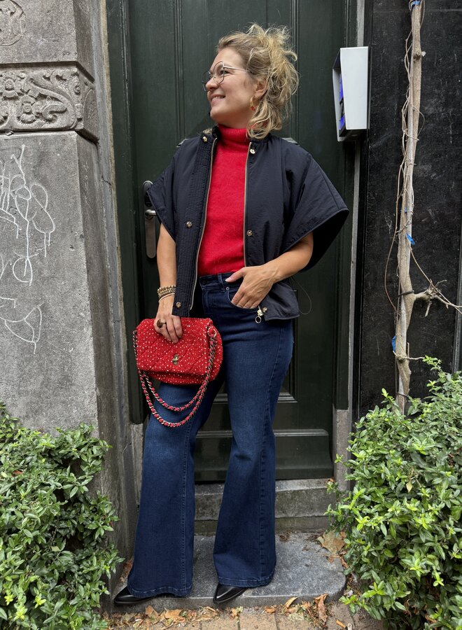 Second F. anneleen knit vest goji berry