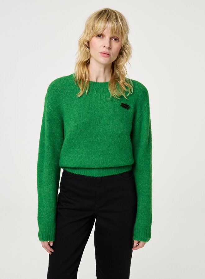Fabienne C. jetta pullover green glimmer