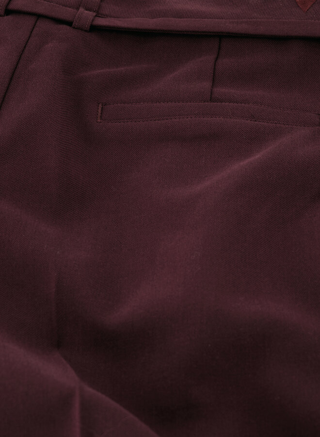 Fabienne C. nelsan trouser deep burgundy