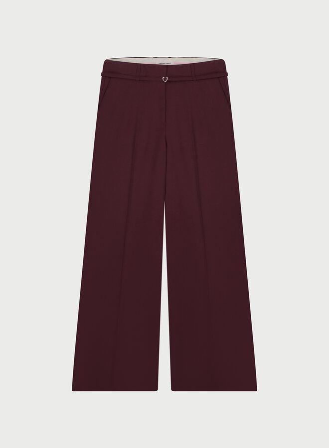 Fabienne C. nelsan trouser deep burgundy