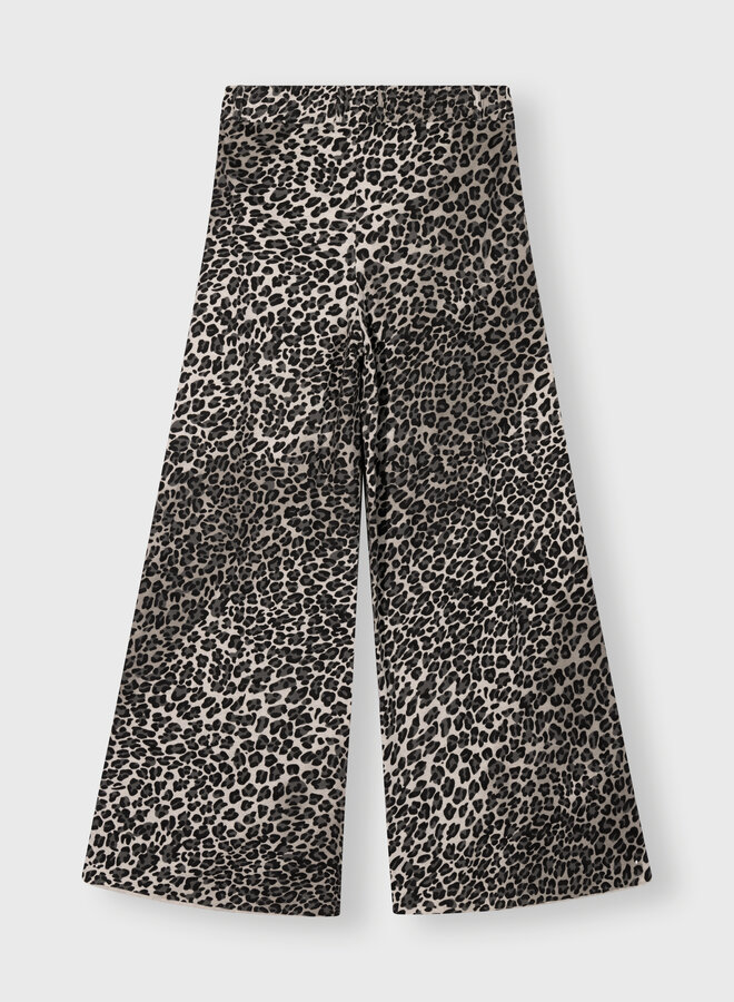 10DAYS wide leg jogger leopard