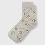 10days socks monogram light grey 39/42