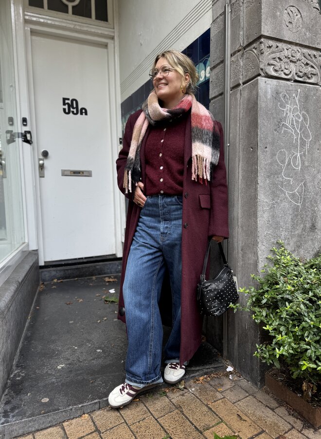 SF alda wool coat fig