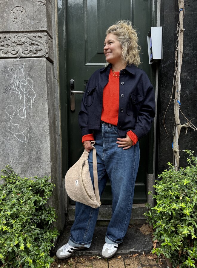 Sacrecoeur coat wool mia navy