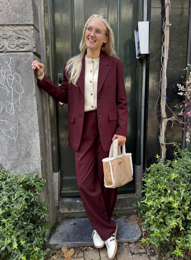 Circle sylvie blazer aubergine