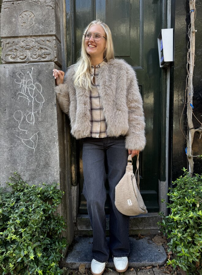 Circle brielle jacket abbey stone