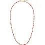 Le Veer  W25 halo necklace red