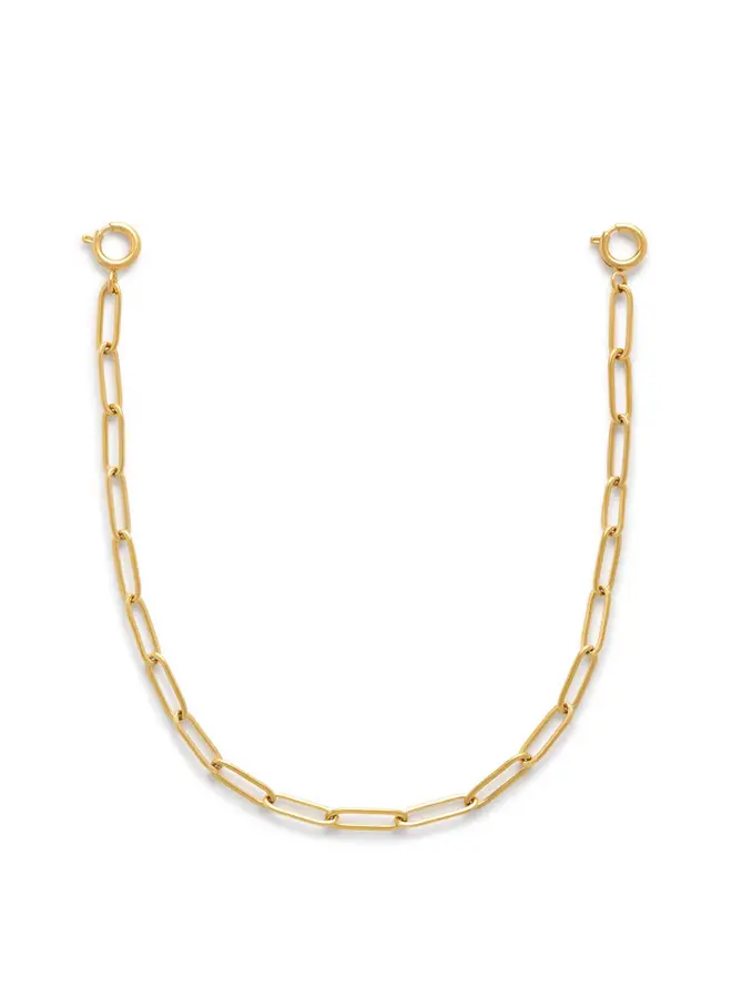 Le Veer W25 paperclip layer necklace